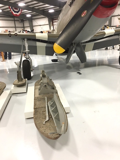 Retractable Snowskis for P51 Mustang